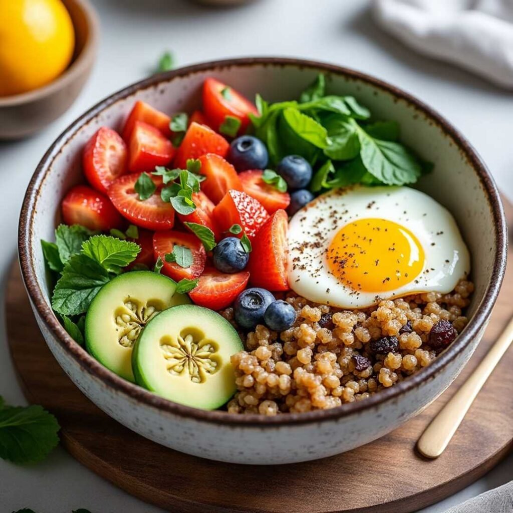 Power Breakfast Quinoa Bowl