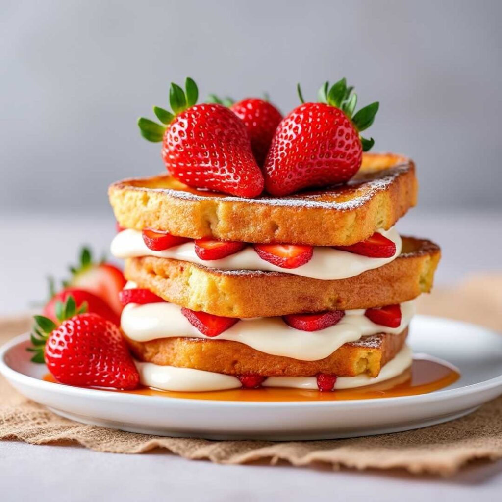 Strawberry Tres Leches French Toast