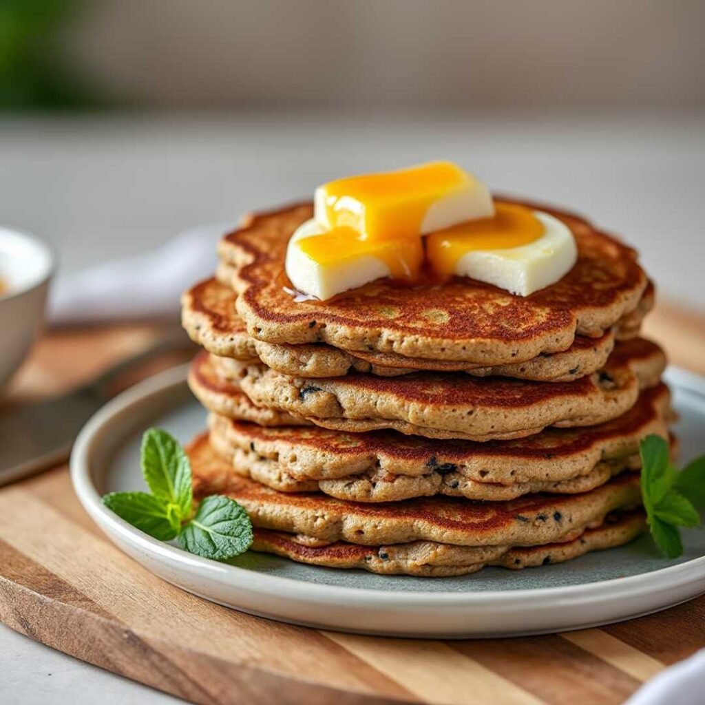 Two Multigrain Pancakes
